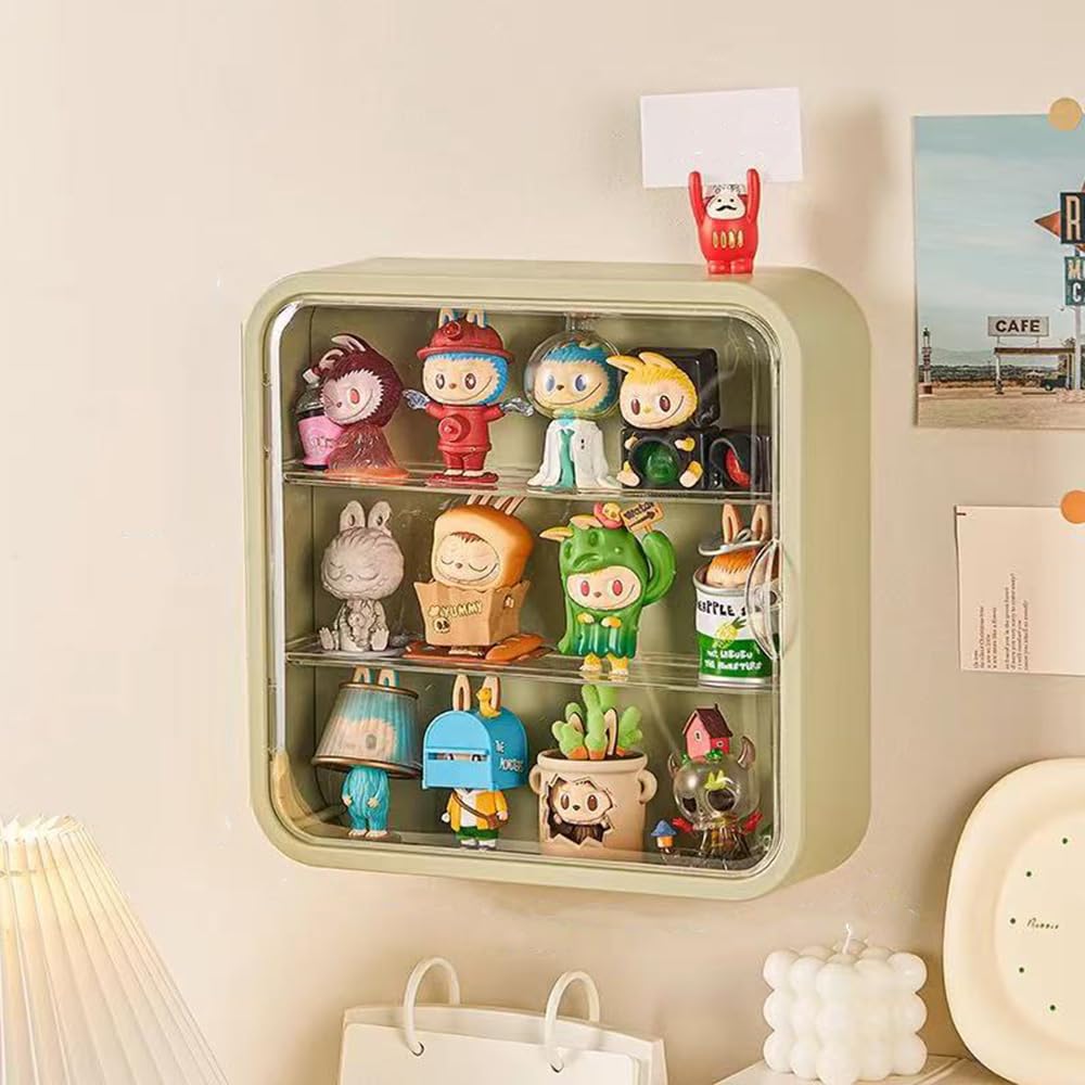 Wall Mounted Display Case for Figures, Clear 12 Inch Collectibles